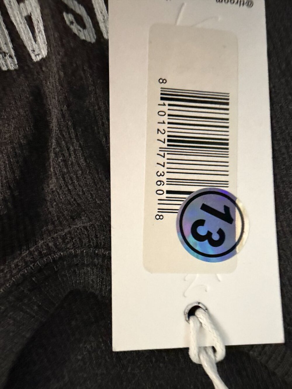 NWT The Laundry Room Los Angeles Rib Tank Top – Black/Charcoal –  S- MSRP $59 - Picture 5 of 7